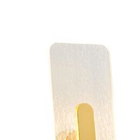 Аплик акрилен 8w 3000k 720lm 580x360mm златисти Arte Illumina Volet