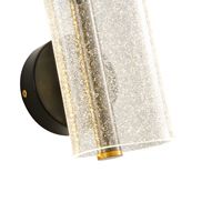 Аплик акрилен снежен модел 8w 720lm 3000k 175x380mm черни Arte Illumina Sparky