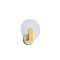 Аплик акрилна Led 8w 720lm 3000k 195x230xd60mm златиста Arte Illumina Volet