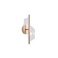 Аплик акрилна Led 8w 720lm 3000k 300x130mm розово злато Arte Illumina Silk