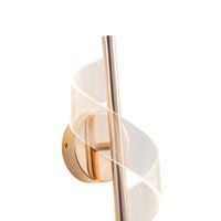 Аплик акрилна Led 8w 720lm 3000k 300x130mm розово злато Arte Illumina Silk