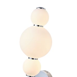 Аплик алуминиеви 12.6w 1440lm 3000k 450x240x185mm бяло Arte Illumina Blossom