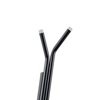 Аплик алуминиеви Led 10w 600lm 3000k 400x75mm черни Arte Illumina Cascade