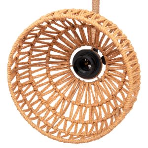 Wall lamp Glide Hm4475 metal base-hemp rope-[e27] 22x22x35-21hcm.