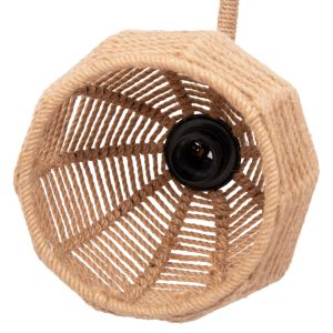 Wall lamp Hm4483 metal base-hemp rope-[e27] 20x20x38-24hcm.