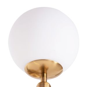 Wall lamp Homy Hm4470 metal base in gold-glass [e27] 14x21x33hcm.