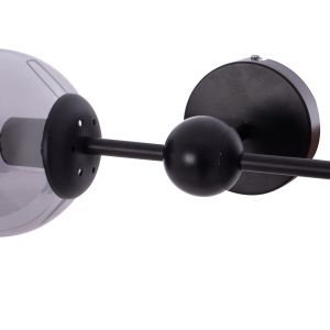 Metal wall lamp with 2 bulbs 50x15x20hcm Hm7638,01