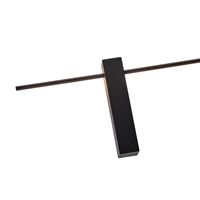 Аплик метал Led 10w 1000lm 3000k 800x200x40mm черни Arte Illumina Clio