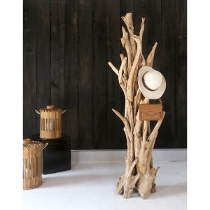 Арт закачалка за под тиково дърво масив Naturally Hm9367