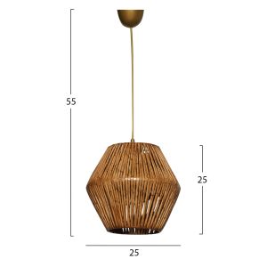 Bamboo chandelier Hm7362 25x25x55