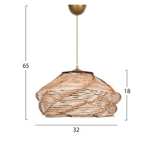 Bamboo chandelier Hm7365,01 36x36x65