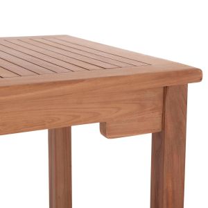 Bar table Cranston Hm18111 teak wood - natural color 120x60x105cm.