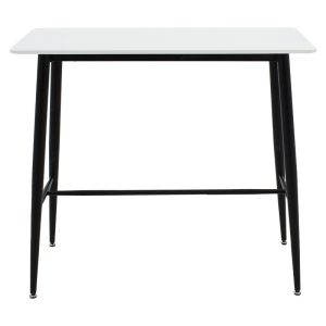 Бар маса Harriet с плот Mdf в черно-бял цвят 120x60x105cm