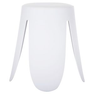 Бар стол Denty, полипропилен в бяло, Pu седалка в бяло, D30x45cm Hm9619,01
