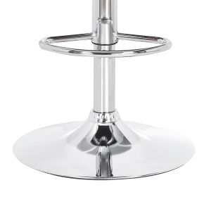 Бар стол Fern Folding Pu White Walnut-chrome Metal