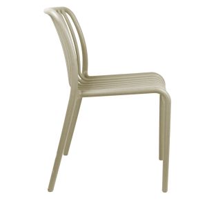 Bar stool Laudre in cappuccino shade 56x36x87cm