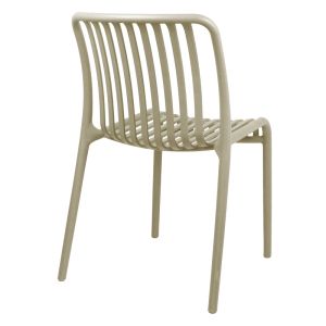 Bar stool Laudre in cappuccino shade 56x36x87cm