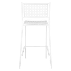 Бар стол Olympias метален Hm5528,02 бял 47x58x111cm