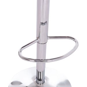 Bar stool Rose Hm204.42 chrome base and suspension and dusty pink velvet 48x45x105cm.