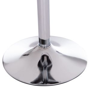 Bar stool Rose Hm204.44 chrome base and suspension and black velvet 48x45x105cm.
