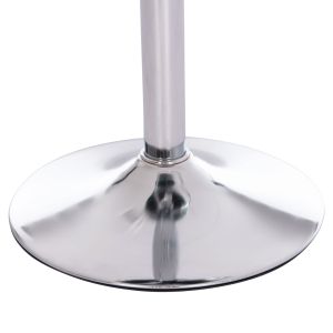 Bar stool Rose Hm204.46 chrome base and suspension and cypress green velvet 48x45x105cm.