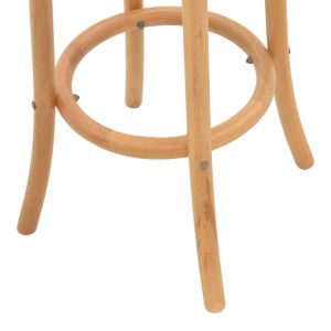 Бар стол Serzo бук и ратан в натурален цвят 36x71cm