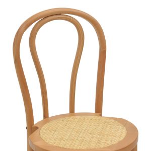 Бар стол Thonet естествен бук 41x50x105cm