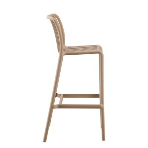 Bar stool polypropylene Convee Hm6098,04 cappuccino 38,5x49,5x102cm
