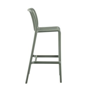 Bar stool polypropylene Convee Hm6098,07 dark green 38,5x49,5x102cm