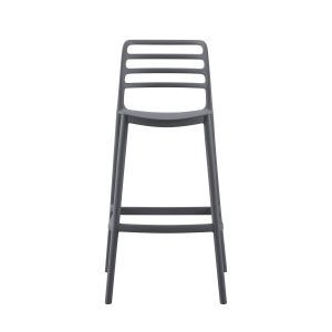 Bar stool polypropylene Gray Hm6099,03 gray 37,2x50x101,5cm