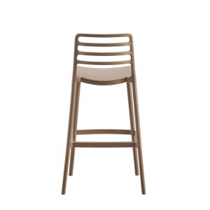 Bar stool polypropylene Snod Hm6099,04 cappuccino 37,2x50x101,5cm