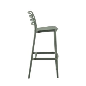 Bar stool polypropylene Snod Hm6099,07 olive green 37,2x50x101,5cm