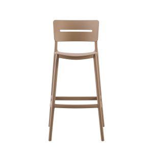 Bar stool polypropylene Snod2 Hm6100,04 cappuccino 37,2x50x101,5cm