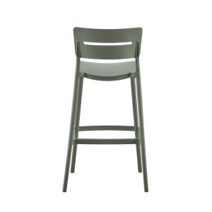 Bar stool polypropylene Snod2 Hm6100,05 olive green 37,2x50x101,5cm