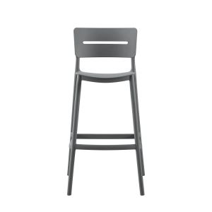 Bar stool polypropylene Snod2 Hm6100,05 olive green 37,2x50x101,5cm