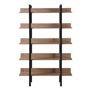 Библиотека Boderta в цвят Sonoma-black 120x30x190см