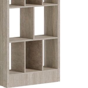 Dividre bookcase, melamine, sonoma oak, 80x30x181cm