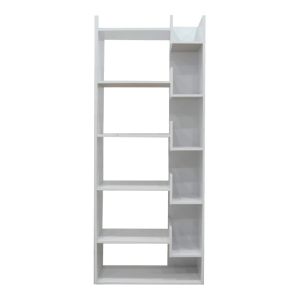 Naya bookcase in white color 72x30x182.5 cm