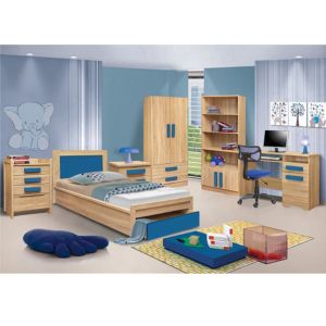 Библиотека Playroom Sonama-син Hm10146,02 80x35x180cm