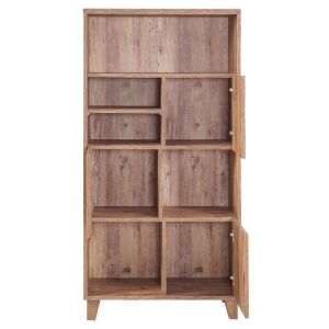 Библиотека Pwf-0181-7 в цвят атлантически бор 80x36x155см