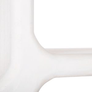 Santorini Handyr solid mango wood bookcase in white 100x35x165hcm Hm9707