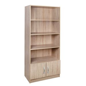 Bookcase Sonama-silver 80x35x180cm Hm10146,01