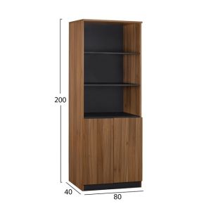 Bookcase Supreme 80x38x200cm Hm2354