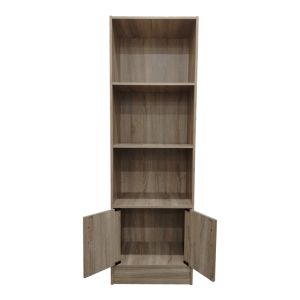 Tekaro I bookcase in Sonoma color, 57x33x180 cm