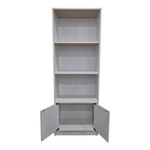 Tekaro bookcase in white 60x29x166 cm
