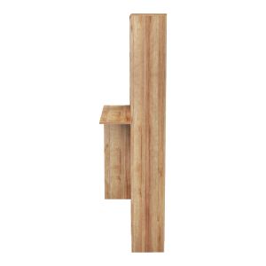 Janson desk with shelf in oak color 113.2x40x141.8 cm