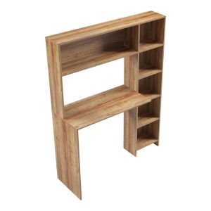 Janson desk with shelf in oak color 113.2x40x141.8 cm