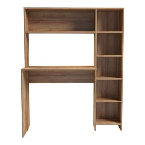 Janson desk with shelf in oak color 113.2x40x141.8 cm