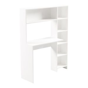 Janson desk with bookshelf in white 113.2x40x141.8 cm