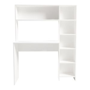 Janson desk with bookshelf in white 113.2x40x141.8 cm